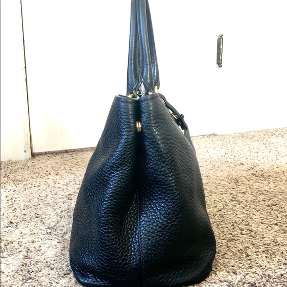 SOLD 😞Prada Black Pebble Leather Vitello Daino - Picture 5 of 10